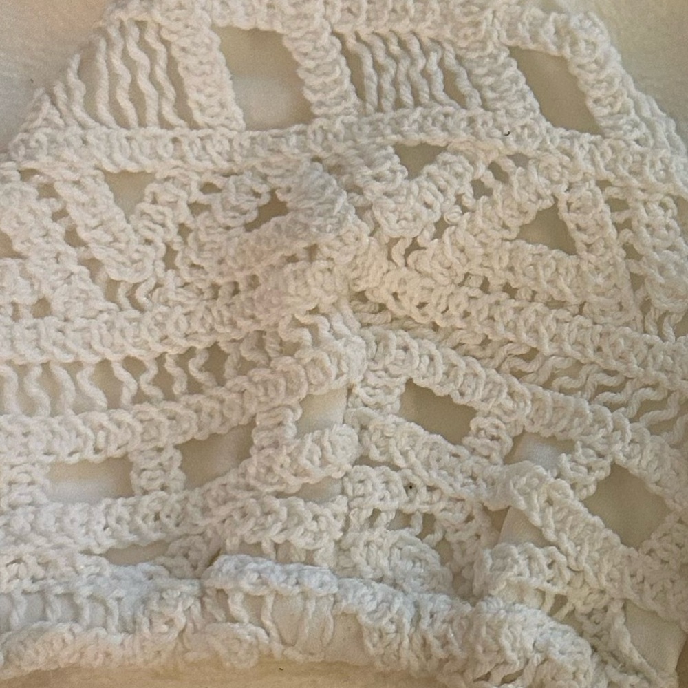 Rumer‎ Ines Triangle Bikini Top in white - Picture 7 of 10